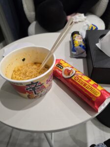 室内での飲食